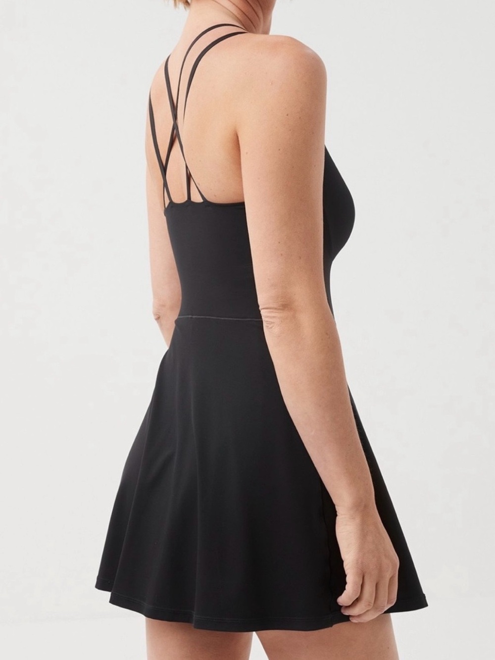 OFFLINE by aerie - Real Me Hold Up! Strappy Dress - Size S - Black - NWOT